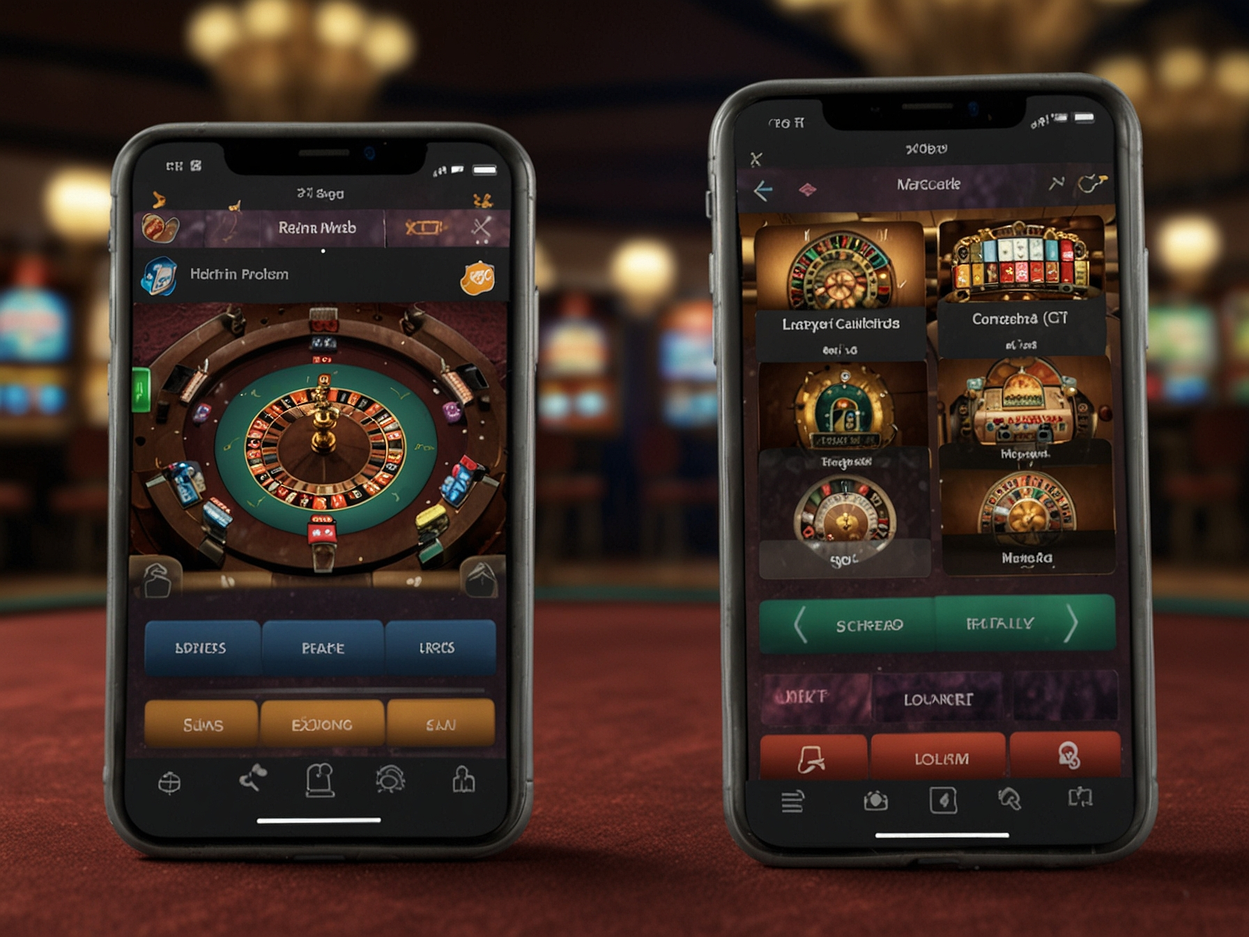 Application AmunRa sur téléphone